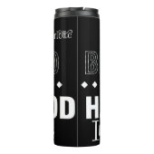 Ich bin gesegnet, habe Gott Thermosbecher (Rückseite)