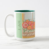 Ich bin gesegnet! - Verborgene Segnung Kaffee-Tass Zweifarbige Tasse (Links)