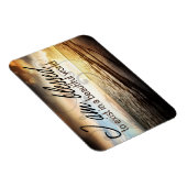 "Ich bin gesegnet zu existieren" Motivation Affirm Magnet (Rechte Seite)