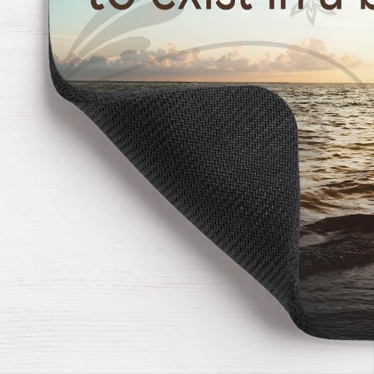 "Ich bin gesegnet zu existieren" Motivation Affirm Mousepad (Ecke)