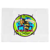 Ich bin gestört, störe mich nicht große geschenktüte (Rückseite)