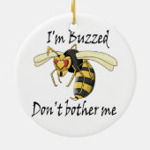 Ich bin gestört, störe mich nicht keramik ornament (Hinten)