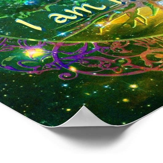 Ich bin gesund poster (Ecke)