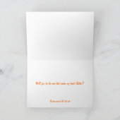 Ich bin Gewartet Feiertagskarte (Innenseite)