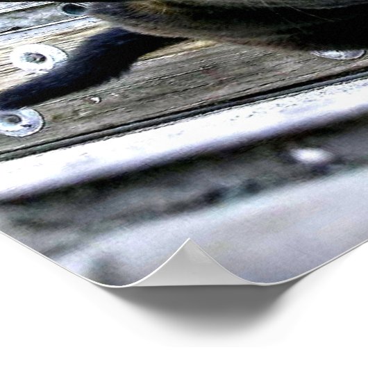 Ich bin Gewartet Poster (Ecke)