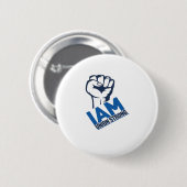 Ich bin Gewerkschaft stark - Arbeitstag Button (Vorne & Hinten)