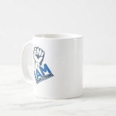 Ich bin Gewerkschaft stark - Arbeitstag Kaffeetasse (Vorderseite Links)