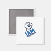 Ich bin Gewerkschaft stark - Arbeitstag Magnet (Vorderseite/Rückseite)