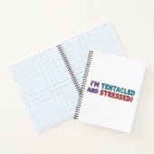 Ich bin gezähmt und gestresst - Funny Octopus Mult Notizblock (Innenseite)