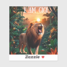 Ich bin Gigi-Großmutter-Freundin Aufkleber