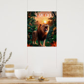 Ich bin Gigi Urgroßmutter starke Frau reife Poster (Küche)