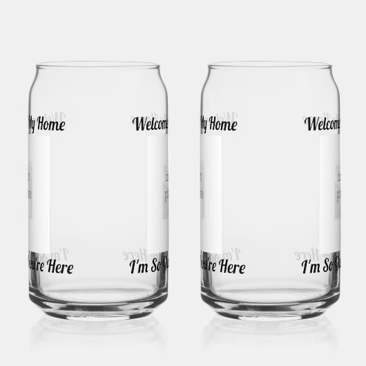 Ich bin Glad Soda Glass Dosenglas (Rechts)