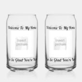 Ich bin Glad Soda Glass Dosenglas (Rückseite)