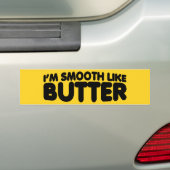 Ich bin glatt wie Butter Autoaufkleber (Auf Auto)