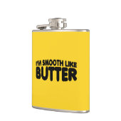 Ich bin glatt wie Butter Flachmann (Links)