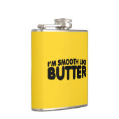 Ich bin glatt wie Butter Flachmann (Rechts)