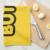 Ich bin glatt wie Butter Handtuch (Viertel Falte)