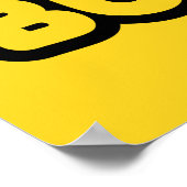 Ich bin glatt wie Butter Poster (Ecke)