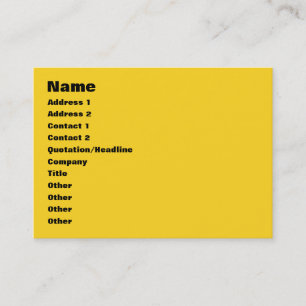 Ich bin glatt wie Butter Visitenkarte