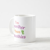 Ich bin glatter als Smoothies Kaffeetasse (Vorderseite Links)