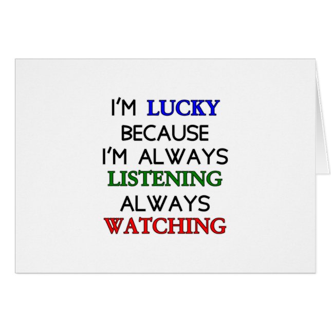 Ich bin glücklich (Vorderseite (Horizontal))