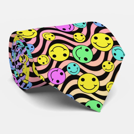 Ich bin glücklich auf der Innenseite Krawatte (Gerollt)