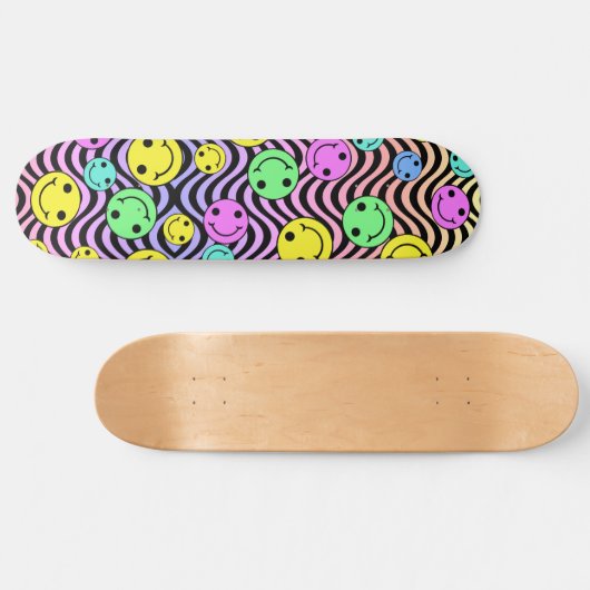 Ich bin glücklich auf der Innenseite Skateboard (Horizontal)