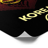 Ich bin glücklich, dass ich ein koreanisches Mädch Poster (Ecke)