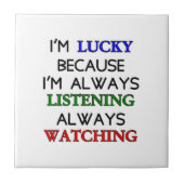 Ich bin glücklich fliese (Vorderseite)