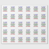 Ich bin glücklich geschenkpapier (Flach)