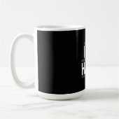Ich bin glücklich kaffeetasse (Links)