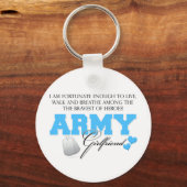 Ich bin glücklich - meine Freundin Schlüsselanhänger (Vorderseite)