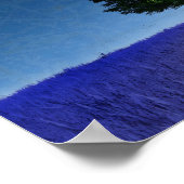 "Ich bin glücklich mit wem ich bin" Motivation Aff Poster (Ecke)