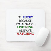 Ich bin glücklich mousepad (Mit Mouse)