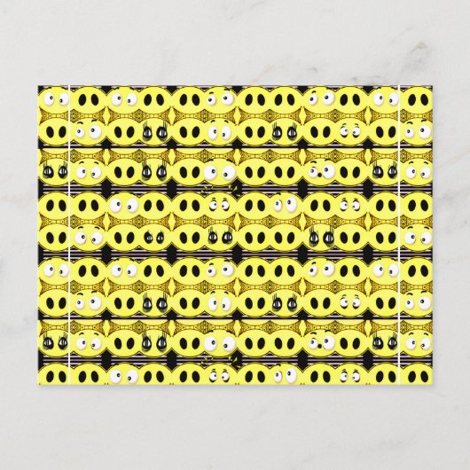 Ich bin glücklich!_ postkarte (Vorderseite)