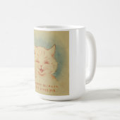 Ich bin glücklich, weil alle mich (Kitty Cat) Lieb Kaffeetasse (VorderseiteRechts)