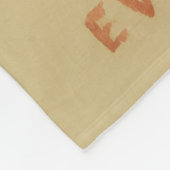 Ich bin glücklich, weil alle mich Liebe (Louis Wai Fleecedecke (Ecke)