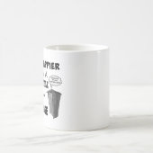 Ich bin glücklicher als ein Mistkäfer in einem Hau Kaffeetasse (Mittel)