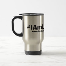 "Ich bin glücklicher Hunde" Reise-Tasse
