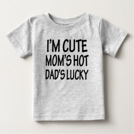 Ich bin glückliches lustiges Baby-Shirt des Baby T-shirt