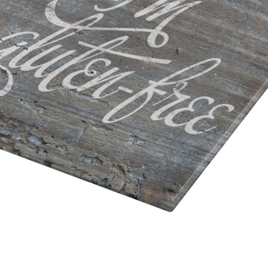 Ich bin Gluten-Freies Schneidebrett (Ecke)