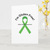 Ich bin glutenfrei Celiac Disease Awareness Karte (Gelbe Blume)