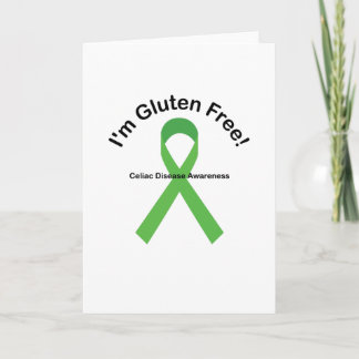 Ich bin glutenfrei Celiac Disease Awareness Karte