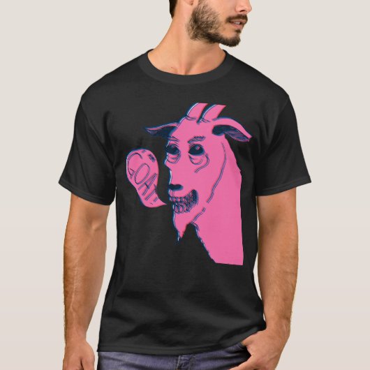 Ich bin Goat - Low-Brow Art T-Shirt (Vorderseite)