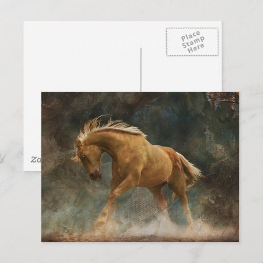 Ich bin golden postkarte (Vorne/Hinten)