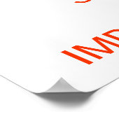 Ich bin GOODI am SMARTI am WICHTIG Poster (Ecke)