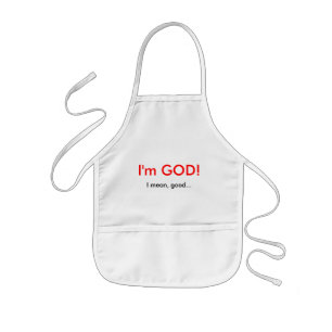 Ich bin GOTT! Kinderschürze