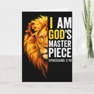 Ich bin Gottes Meisterwerk Christlich Epheser 2_20 Karte