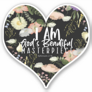 Ich bin Gottes schöner Masterpiece-Christlich-Stic Aufkleber