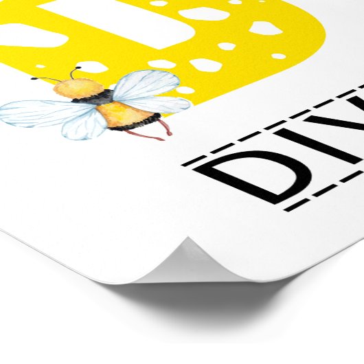 Ich bin göttlich poster (Ecke)